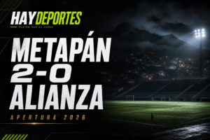 Gráfico del partido: Metapán 2-0 Alianza, Apertura 2026