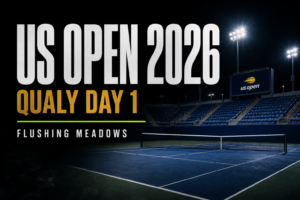 Gráfico del US Open 2026, día 1 de la qualy en Flushing Meadows