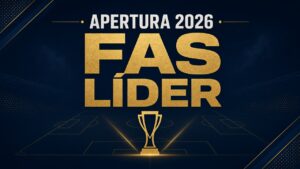 FAS líder del Apertura 2026 tras la jornada 8. Gráfica editorial Haydeportes.