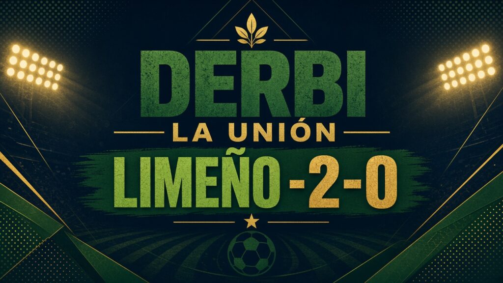 Limeño 2-0 Balboa, derbi de La Unión. Gráfica editorial Haydeportes.