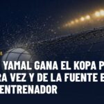 BALÓN DE ORO 2026: Lamine Yamal gana el Kopa por tercera vez y De la Fuente es el mejor entrenador; Kane, Mbappé y Yamal esperan el premio mayor. Gráfica editorial de Haydeportes (Fútbol).