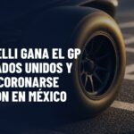 F1: Antonelli gana el GP de Estados Unidos y podrá coronarse campeón en México. Gráfica editorial de Haydeportes (Fórmula 1).