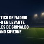LaLiga: el Atlético de Madrid gana 2-0 en Levante con goles de Grimaldo y Giuliano Simeone. Gráfica editorial de Haydeportes (Fútbol).
