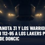 NBA: Curry anota 31 y los Warriors vencen 112-95 a los Lakers pese a los 37 de Doncic; Murray (39) guía a Denver. Gráfica editorial de Haydeportes (Baloncesto).