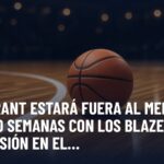 NBA: Ja Morant estará fuera al menos cuatro semanas con los Blazers por una lesión en el isquiotibial. Gráfica editorial de Haydeportes (Baloncesto).