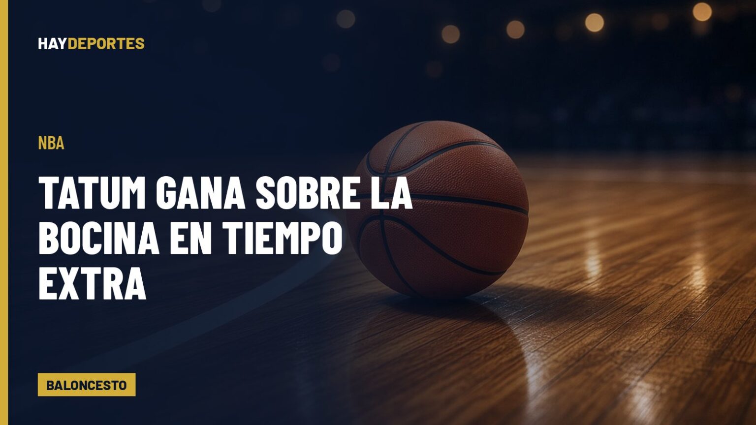 NBA: Tatum gana sobre la bocina en tiempo extra, los Knicks le quitan el invicto a los Pistons y Wembanyama brilla. Gráfica editorial de Haydeportes (Baloncesto).