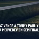 TENIS: Alcaraz vence a Tommy Paul y va contra Medvedev en semifinales de Viena; Zverev y De Minaur, la otra llave. Gráfica editorial de Haydeportes (Tenis).